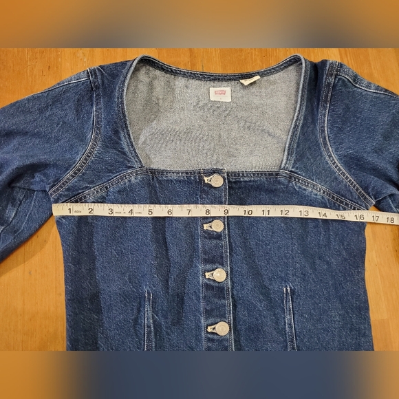 Levi's denim blouse/ top size S - Picture 13 of 17